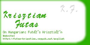 krisztian futas business card